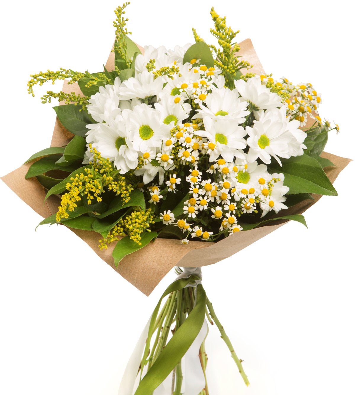 Букет с солидаго