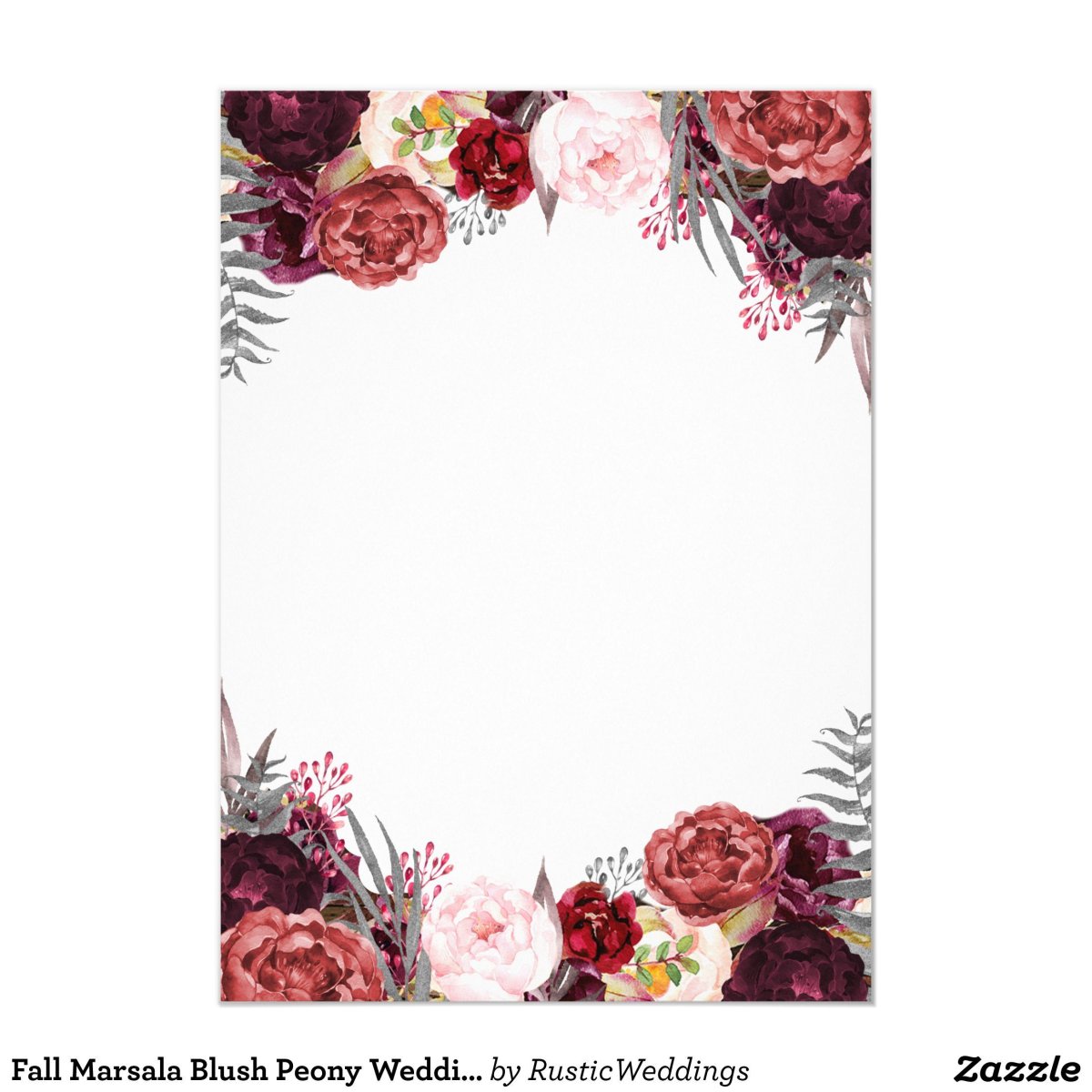 Акварельные цветы для пригласительных