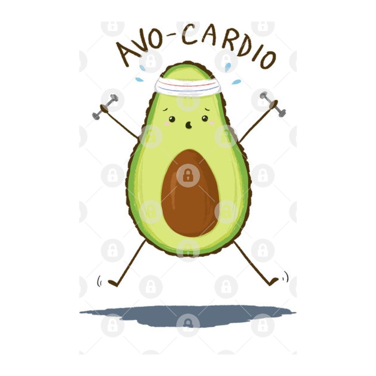 Авокадо арт УГАРНЫЙ