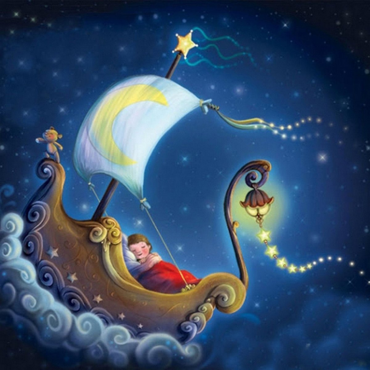 Сказочные пожелания спокойной ночи