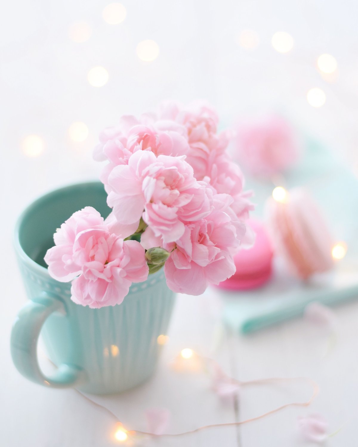 Цветы в пастельных тонах