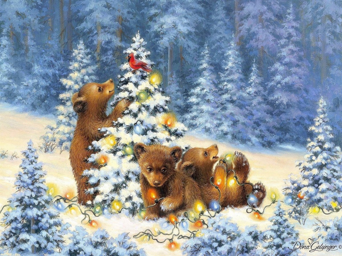 Художник Дона Гельсингер зима