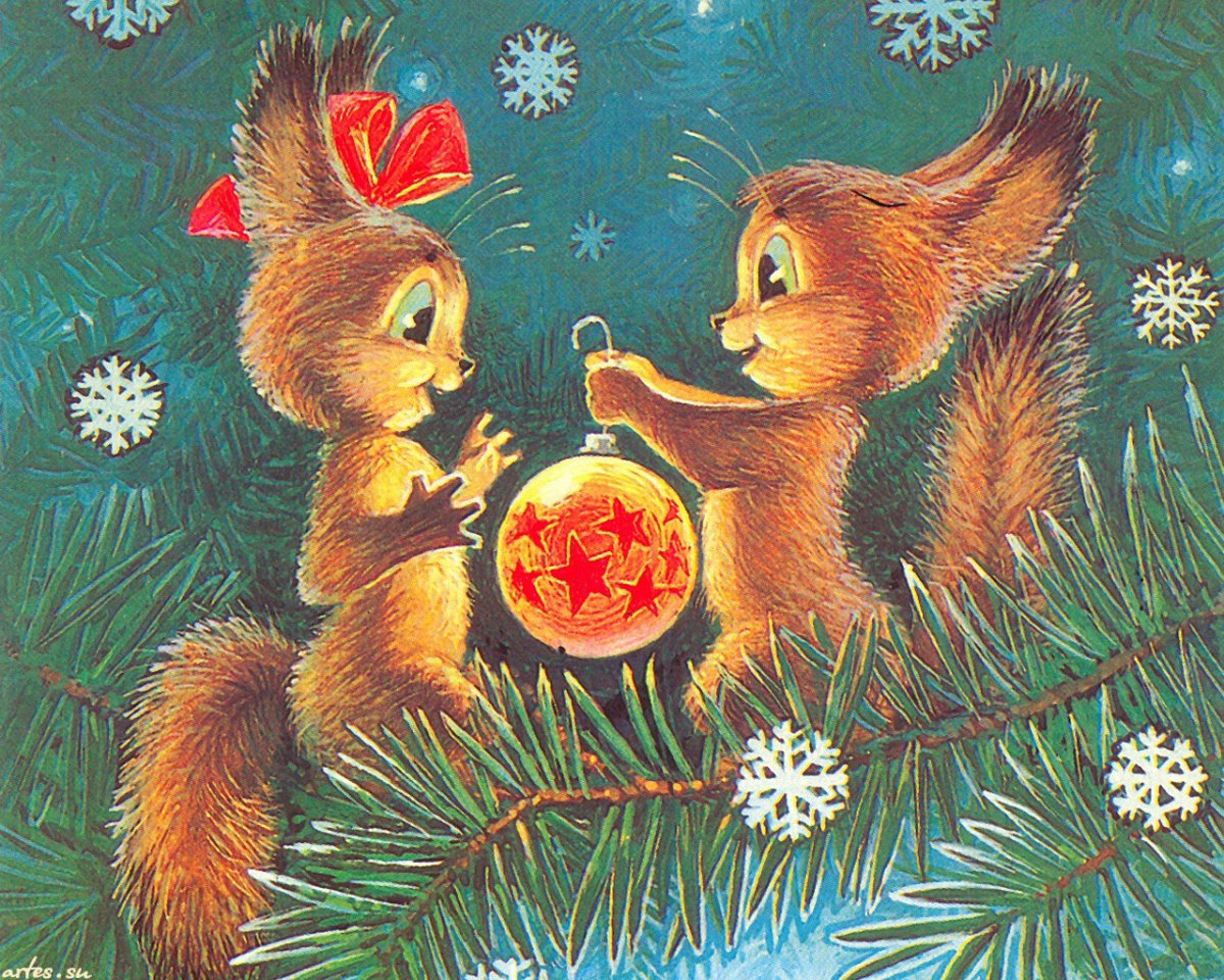 Новогодняя открытка