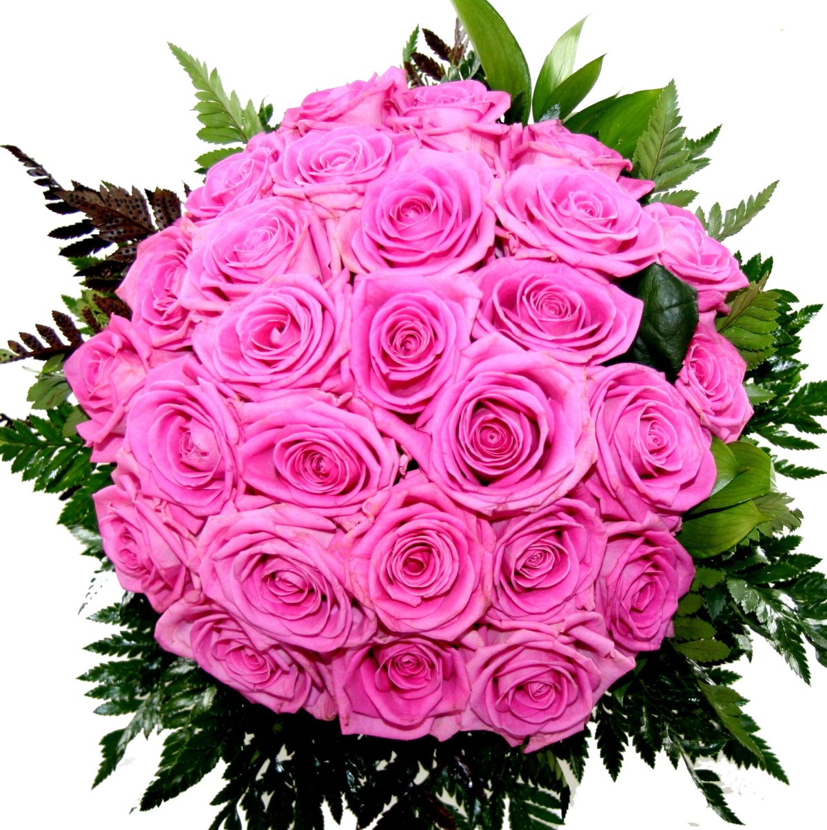 Красивый букет роз