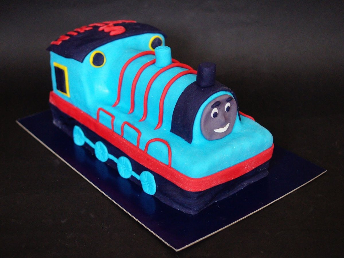 Торт паровозик Томас