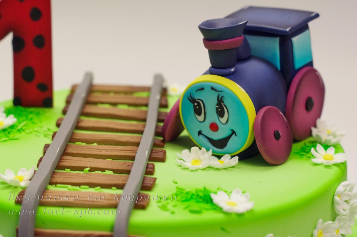 Торт паровозик из Ромашково