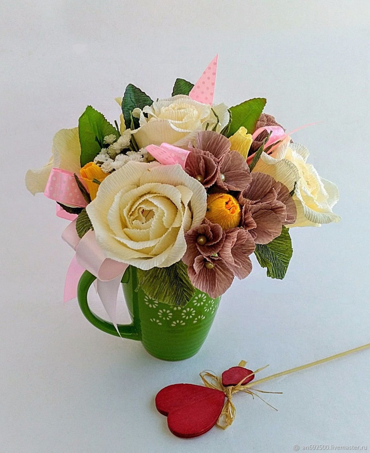 Цветочная композиция в кружке