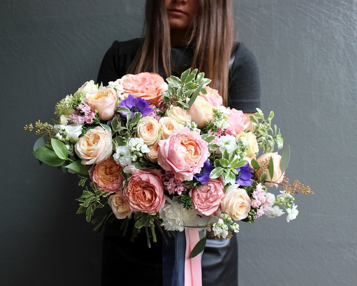 Букет стильный нежный