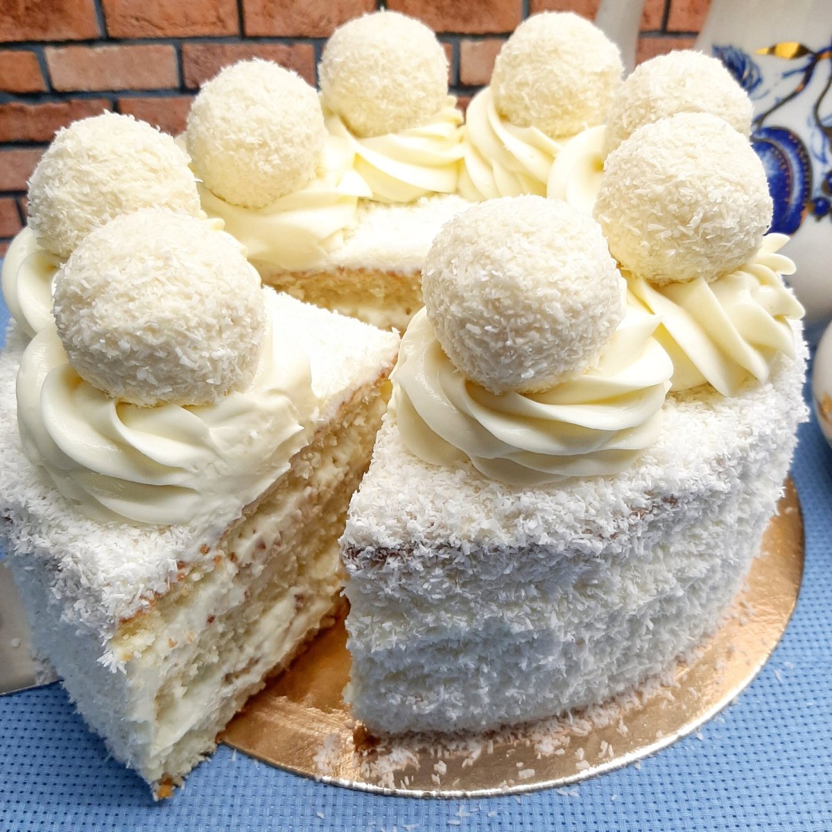 Торт Кокос манго маракуйя