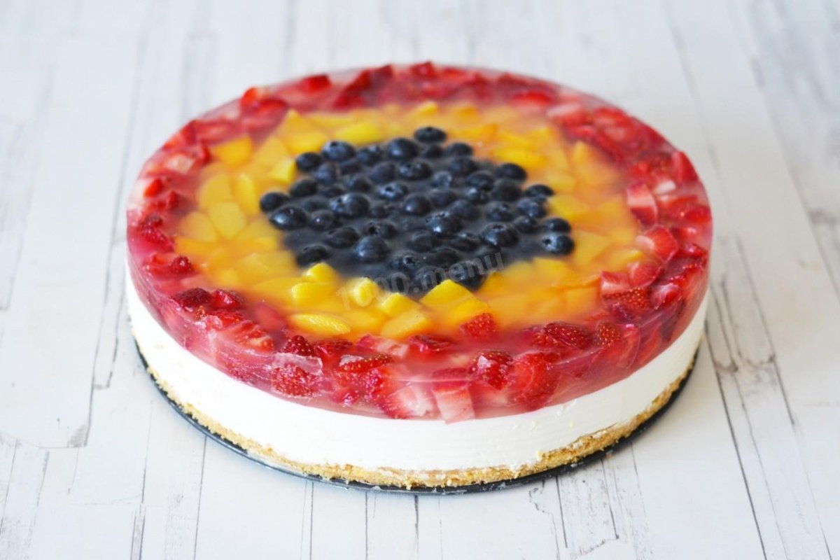 Заливной торт