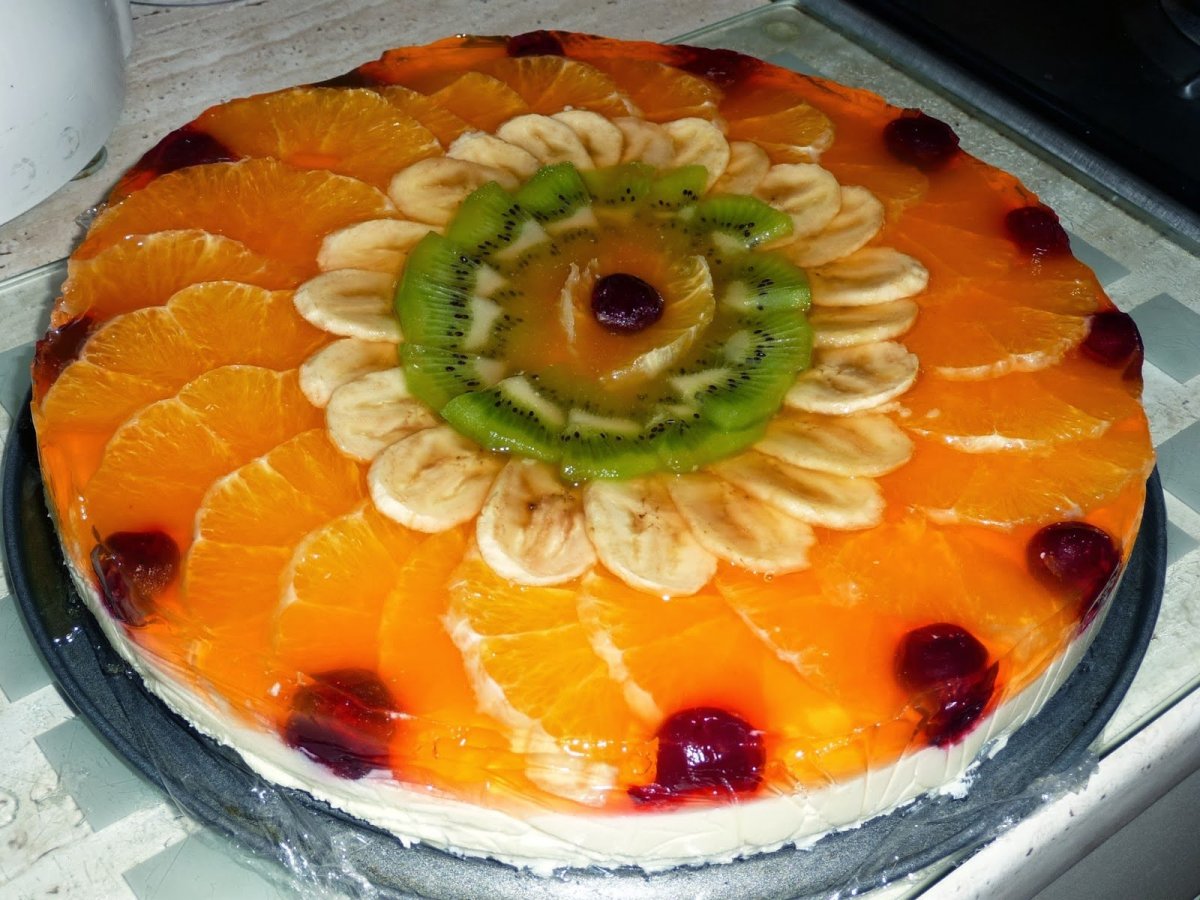 Творожно-ЖЕЛЕЙНЫЙ торт