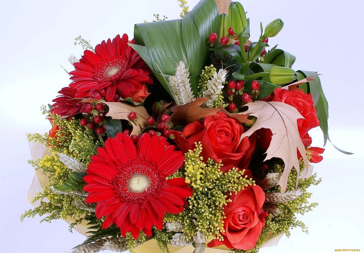 Юбилейный букет для женщины