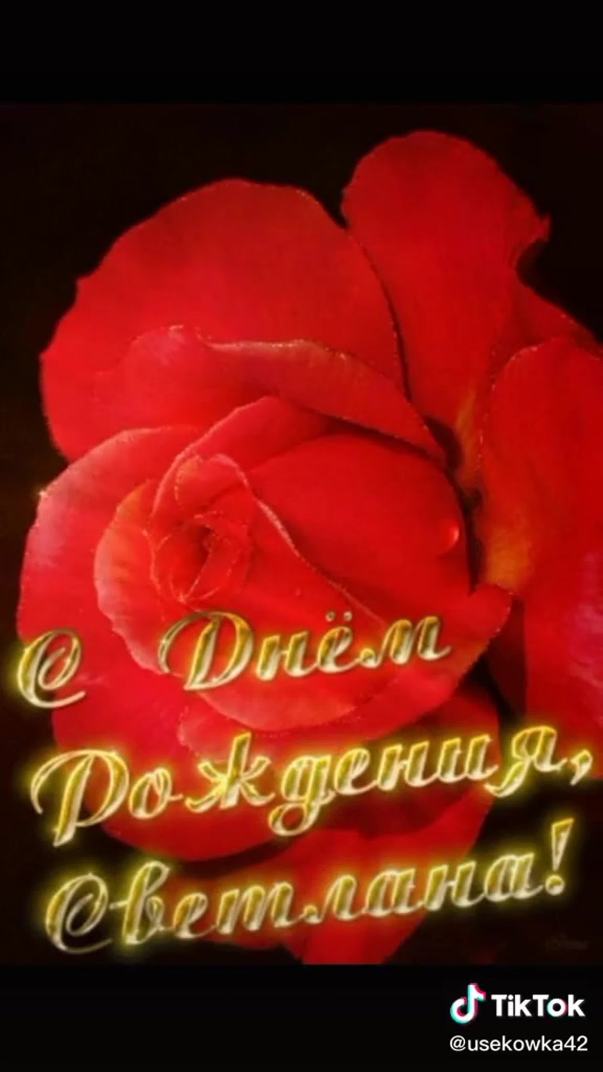 Сыетлана с днём рождения