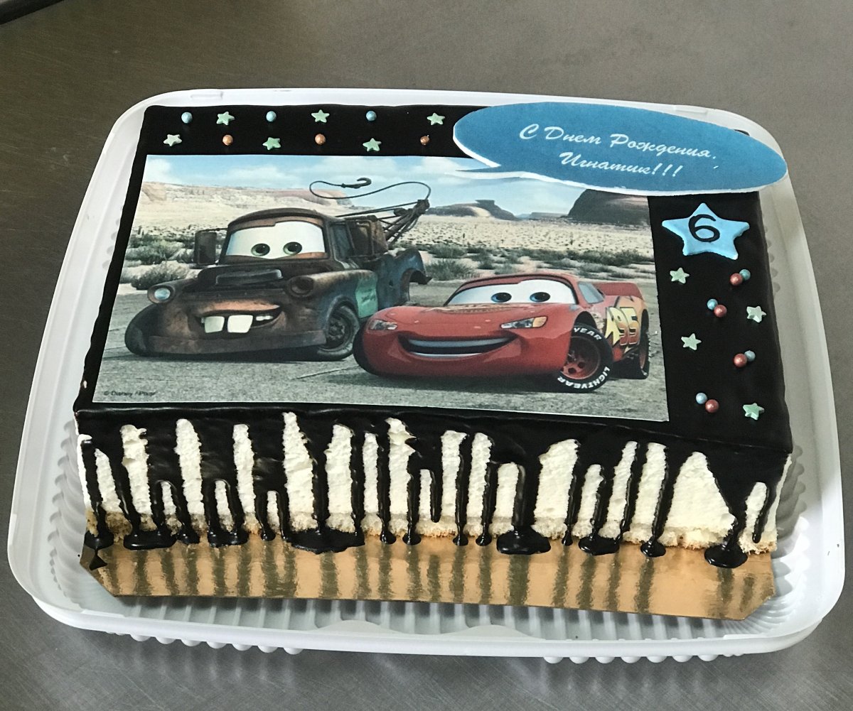 Торты из мастики в виде машин