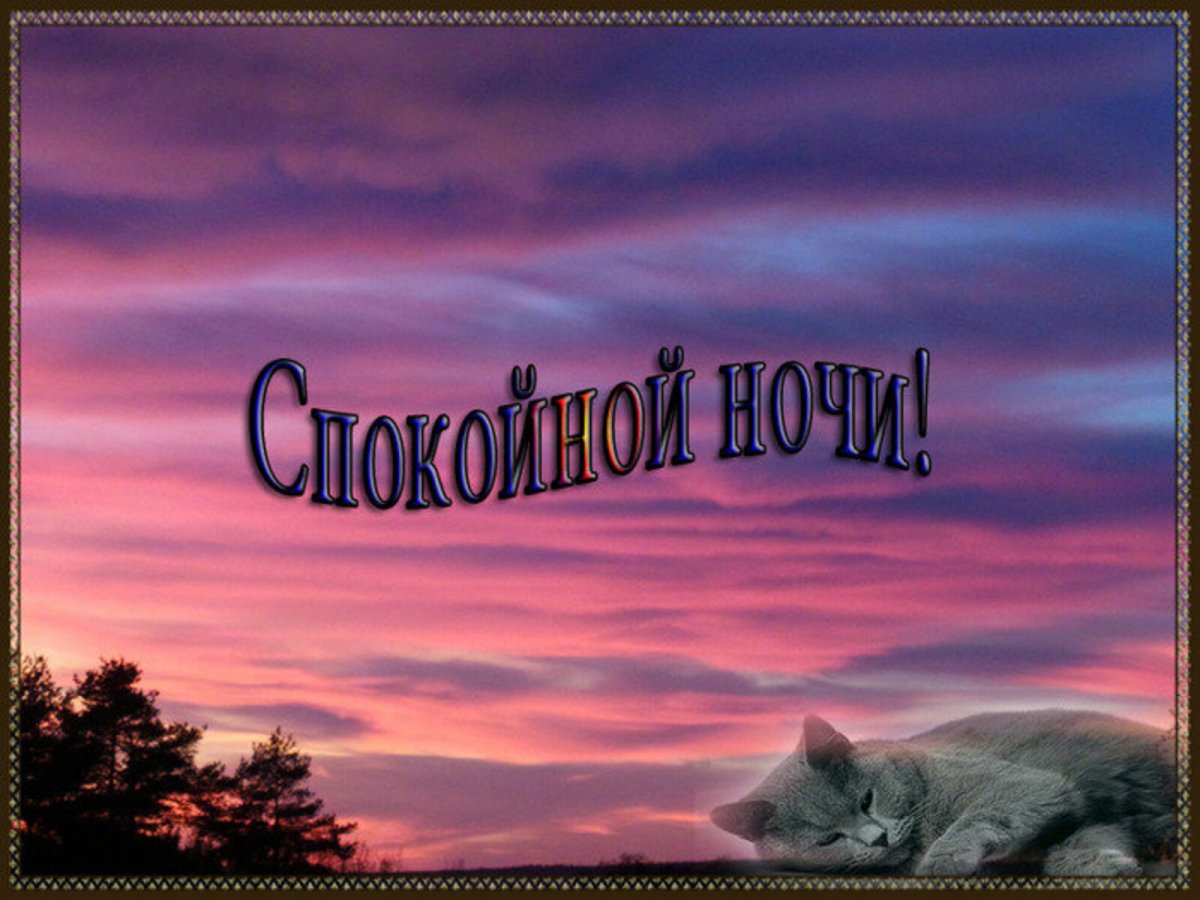 Спокойной ночи