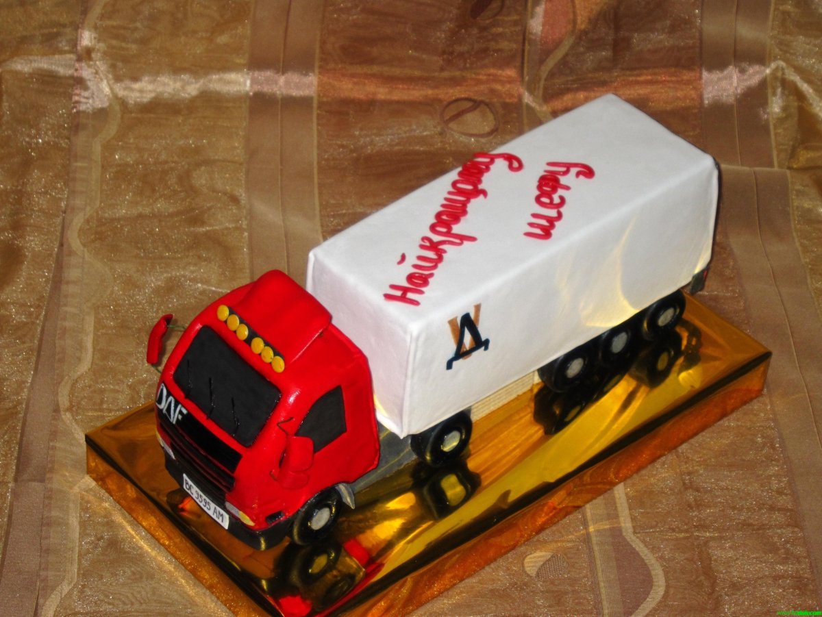 Торт фура КАМАЗ