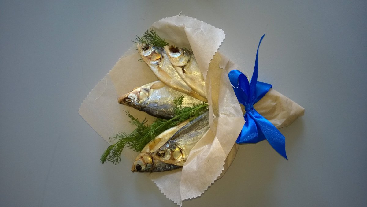 Подарочный букет для рыбака