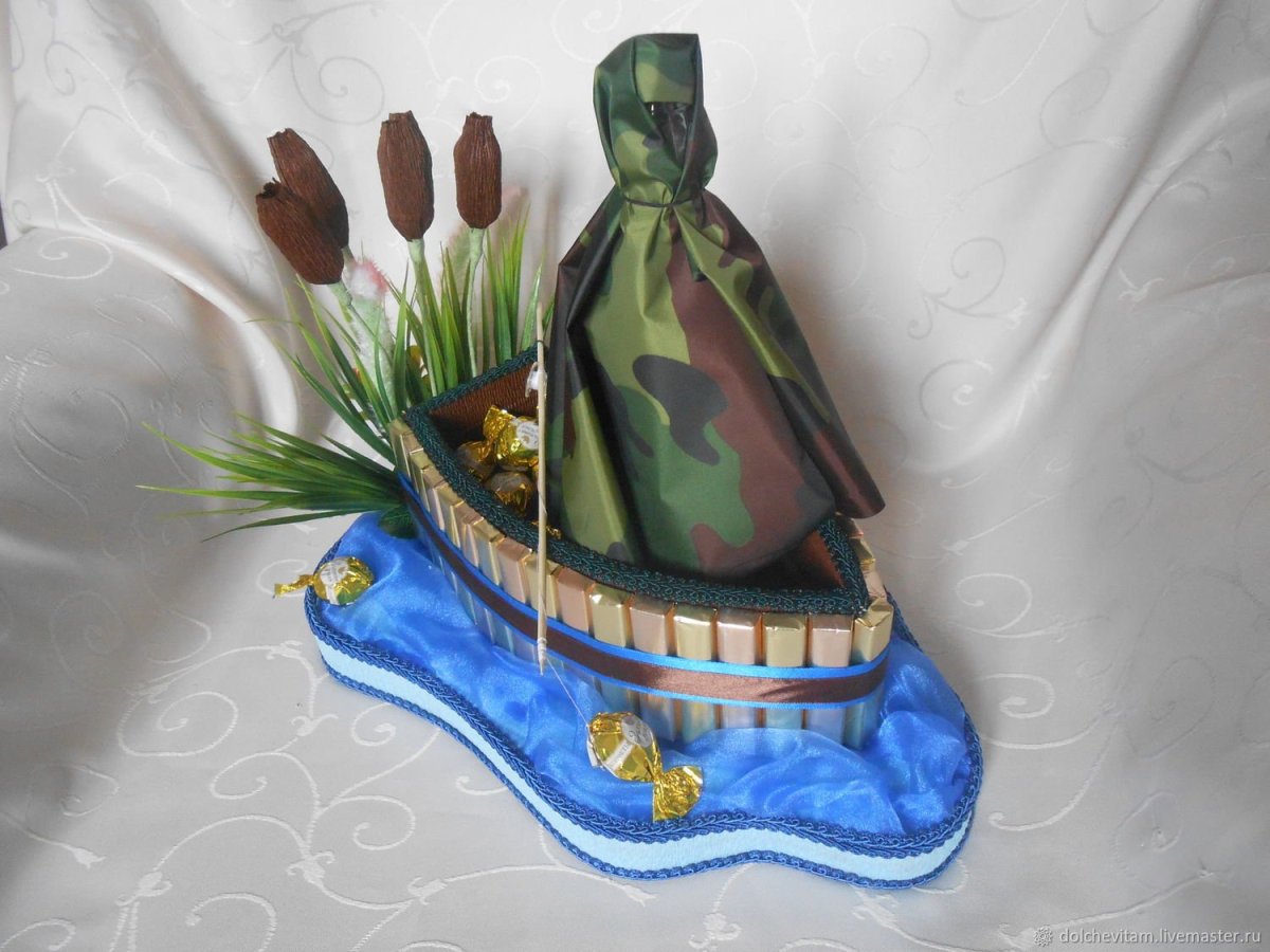 Букет из рыбы для мужчин