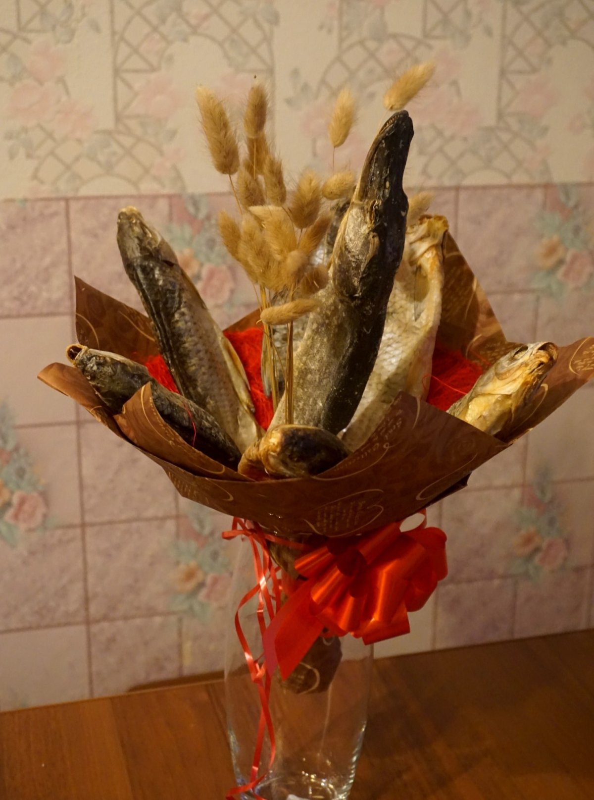 Фигурка рыбака для сада