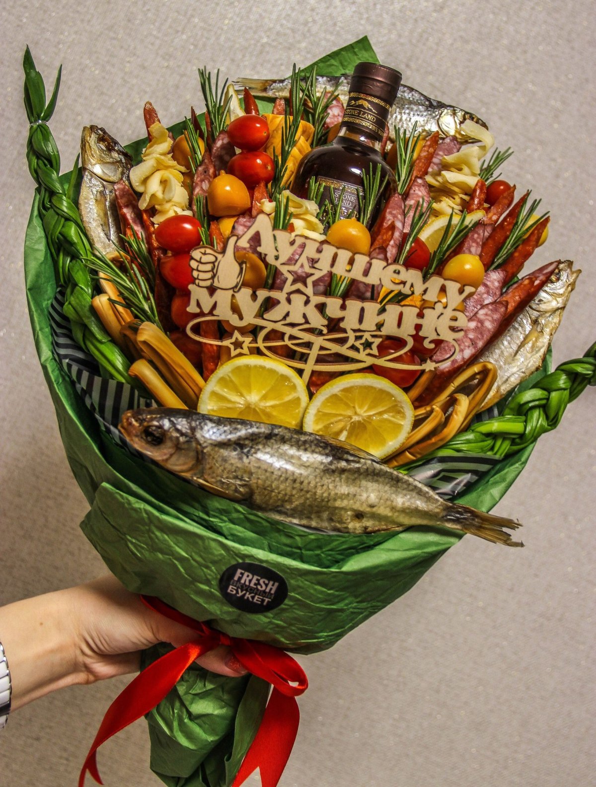 Букет из воблы для мужчины