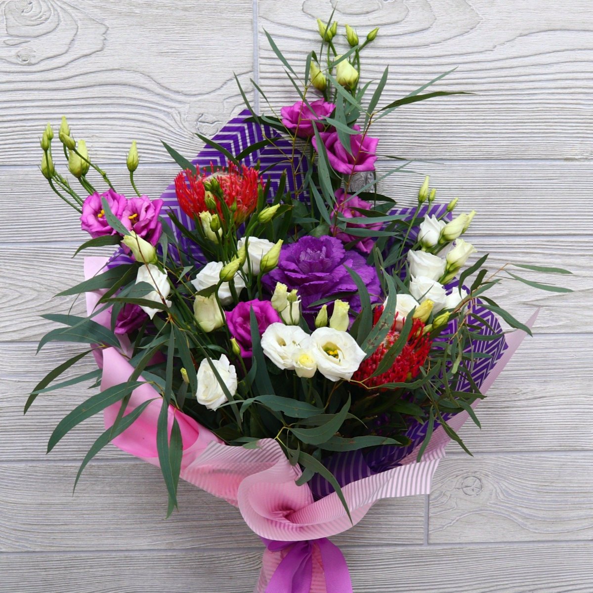 Эустома лизиантус букет