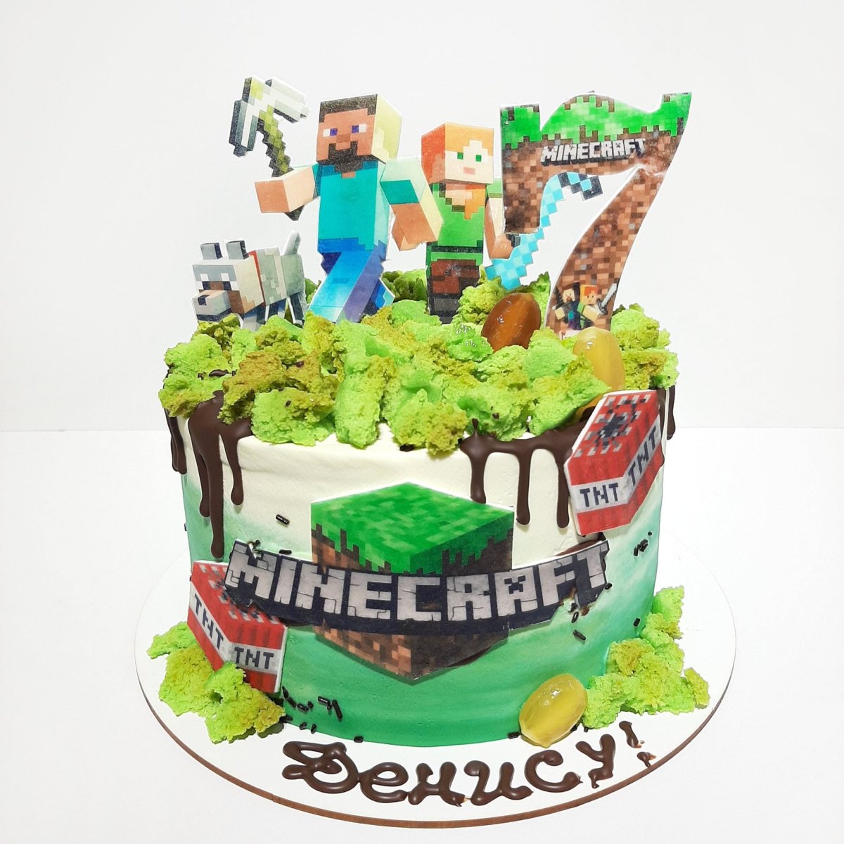 Детский торт с коровой