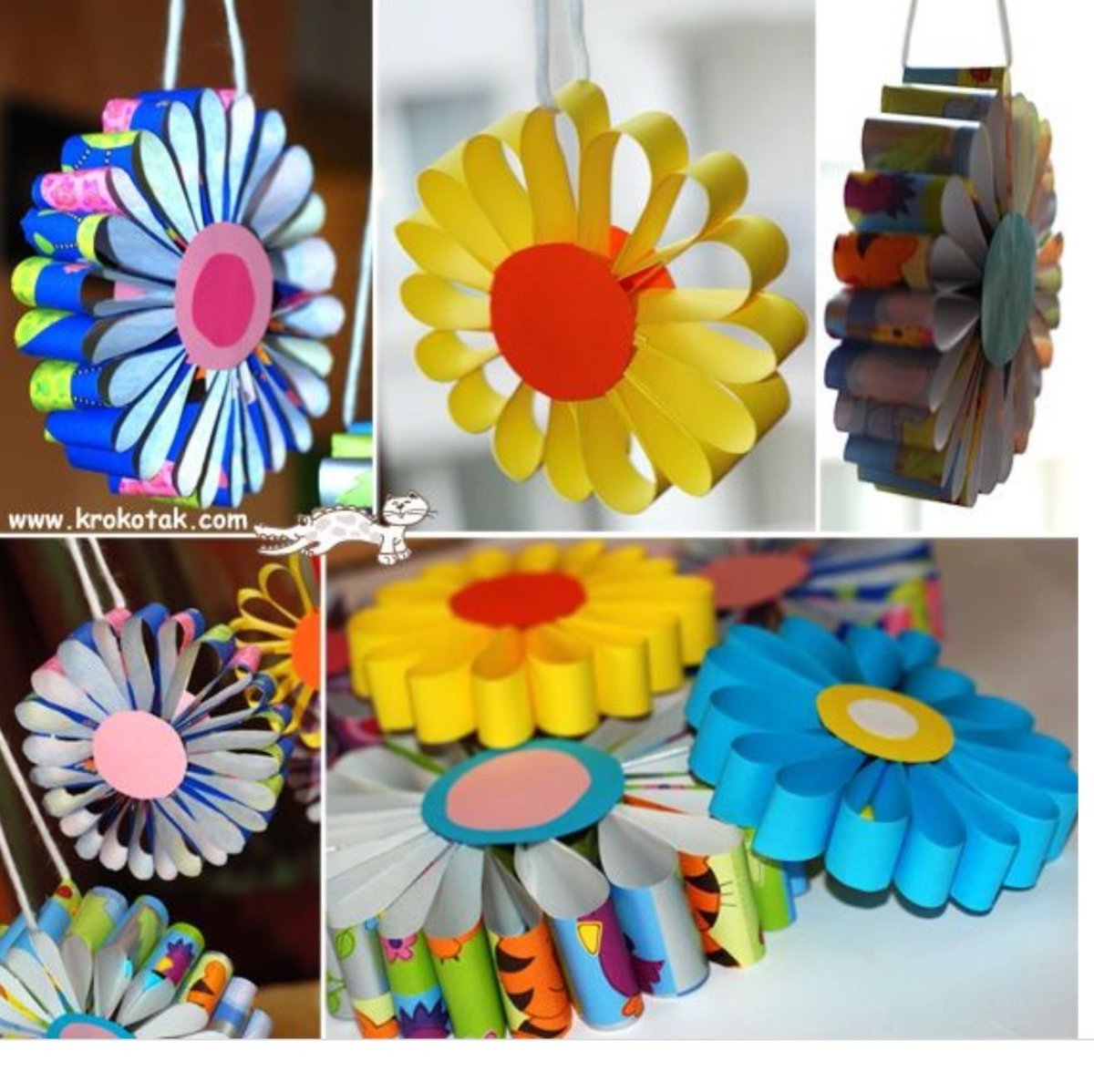 Поделки цветы для дошкольников