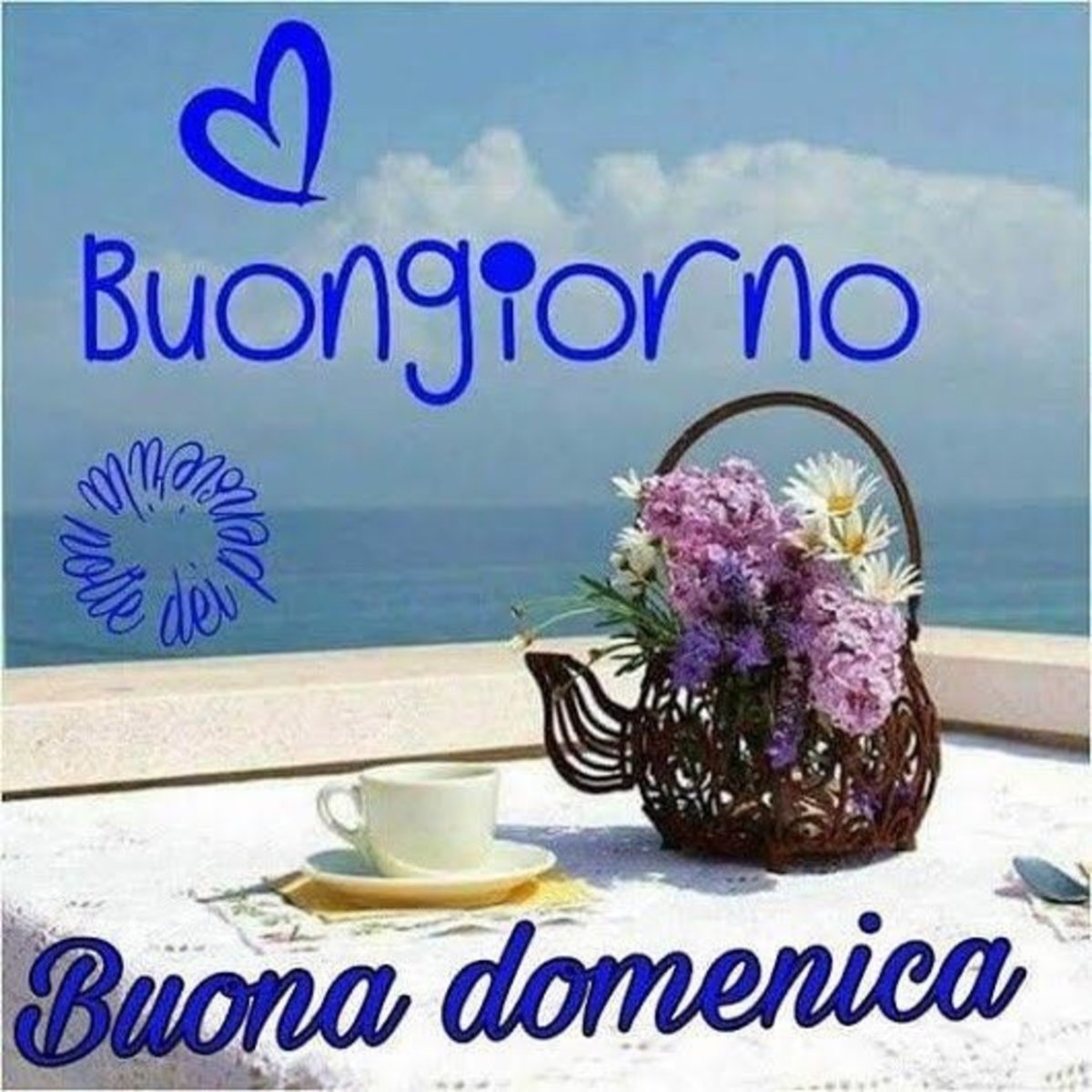 Открытки buona domenica на итальянском