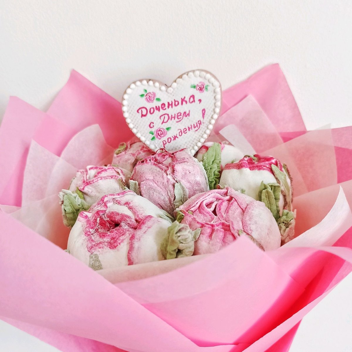 Букет из маршмеллоу