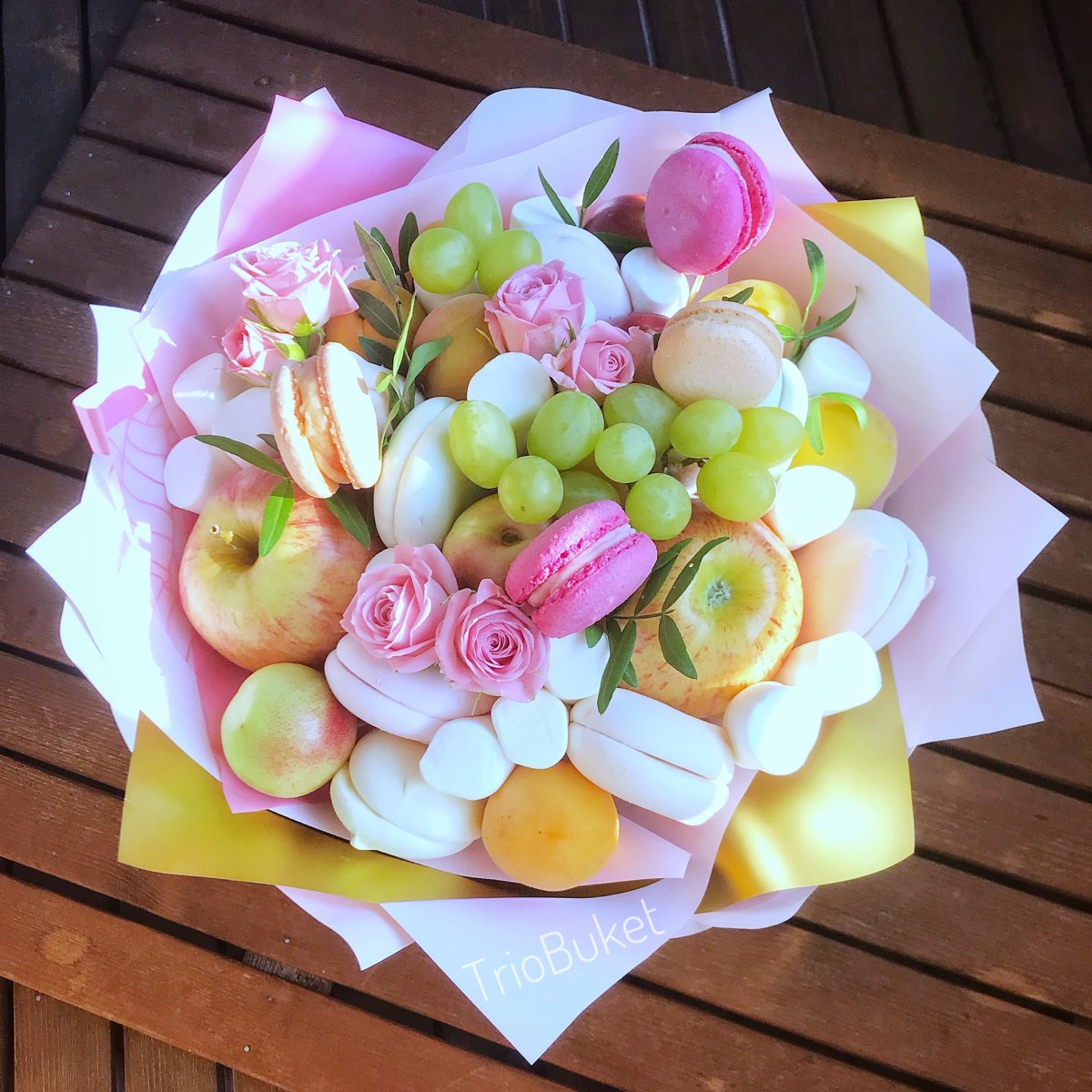 Букет из зефира