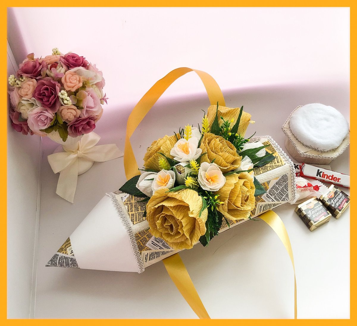 Сладкий букет учителю