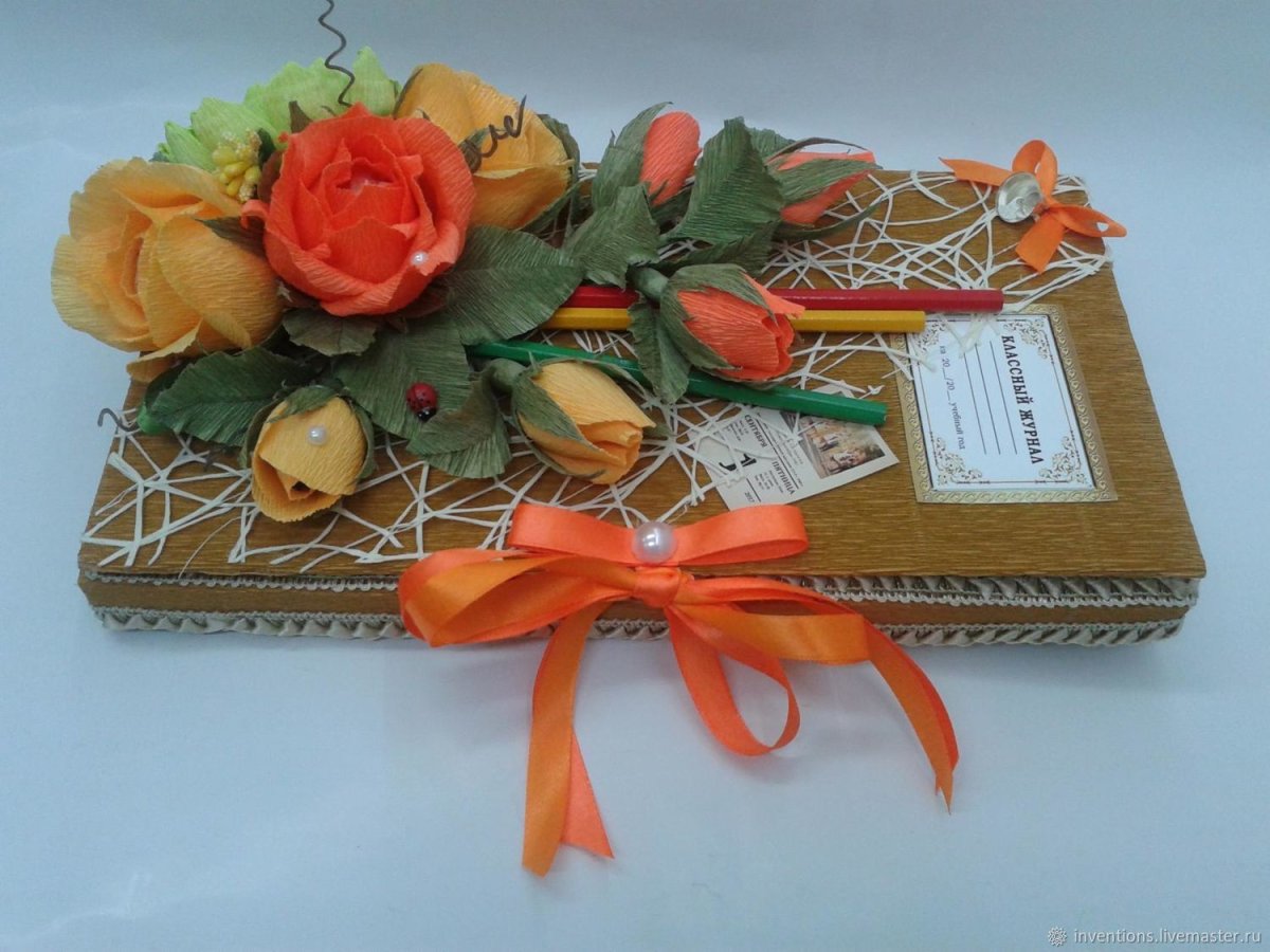 Осенний букет из конфет