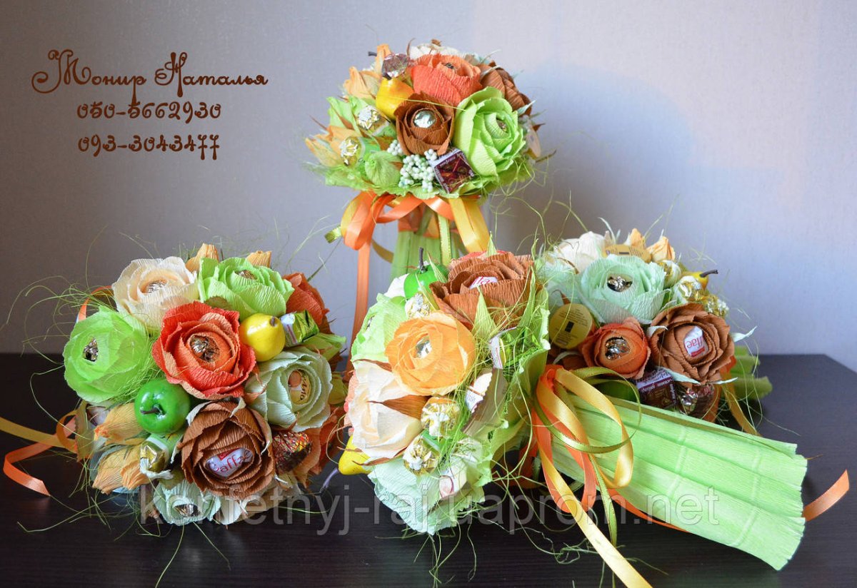 Букет с канцтоварами