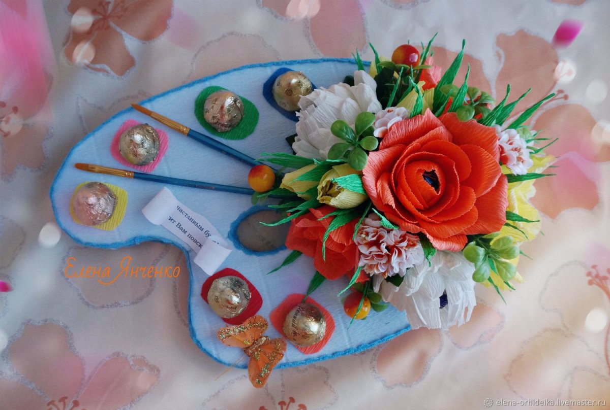 Гитара из конфет