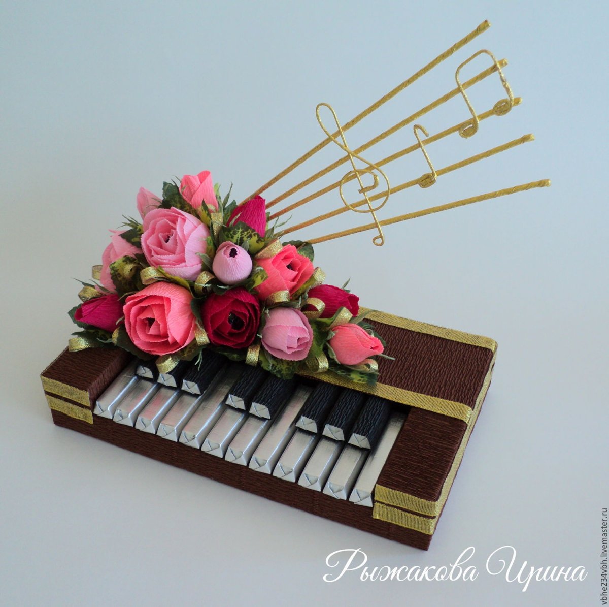 Конфетный букет для учителя