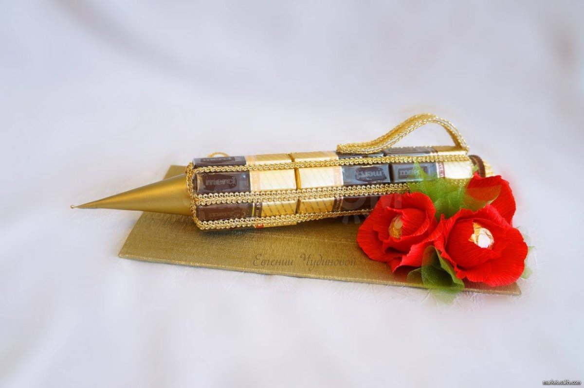 Сладкий букет учителю