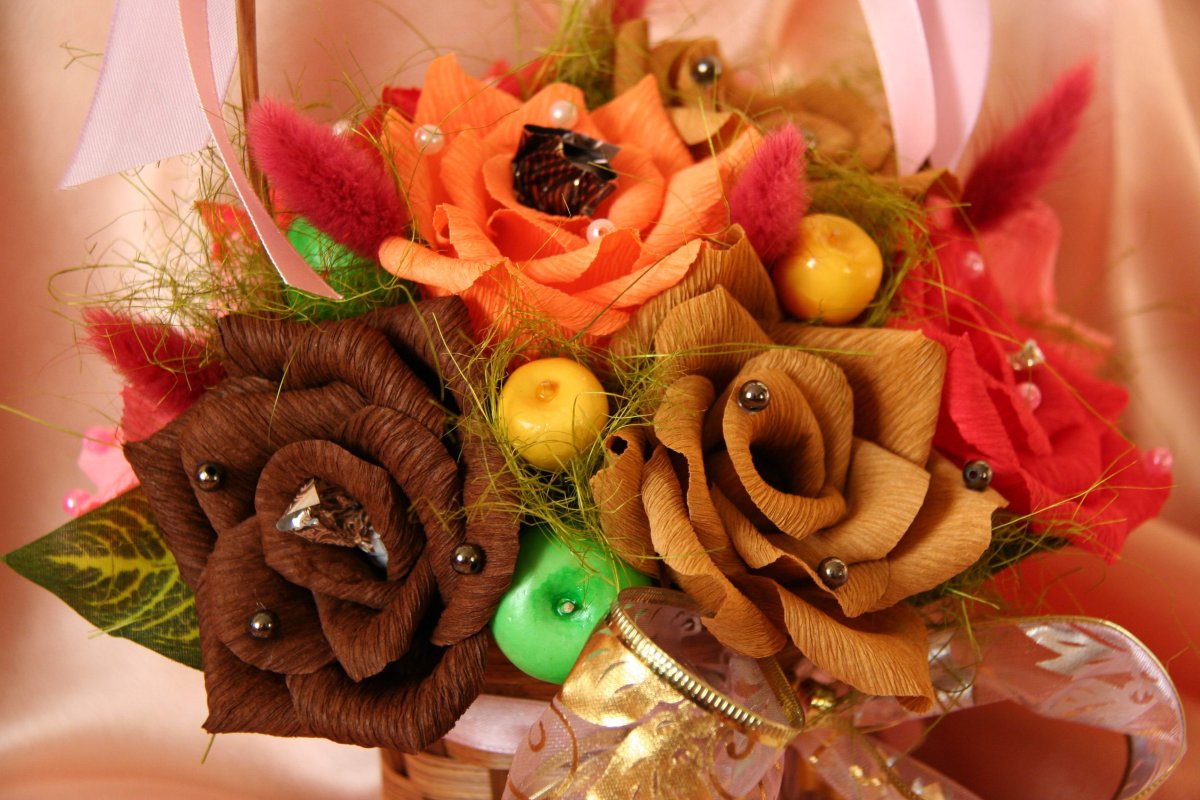 Букет из конфет воспитателю