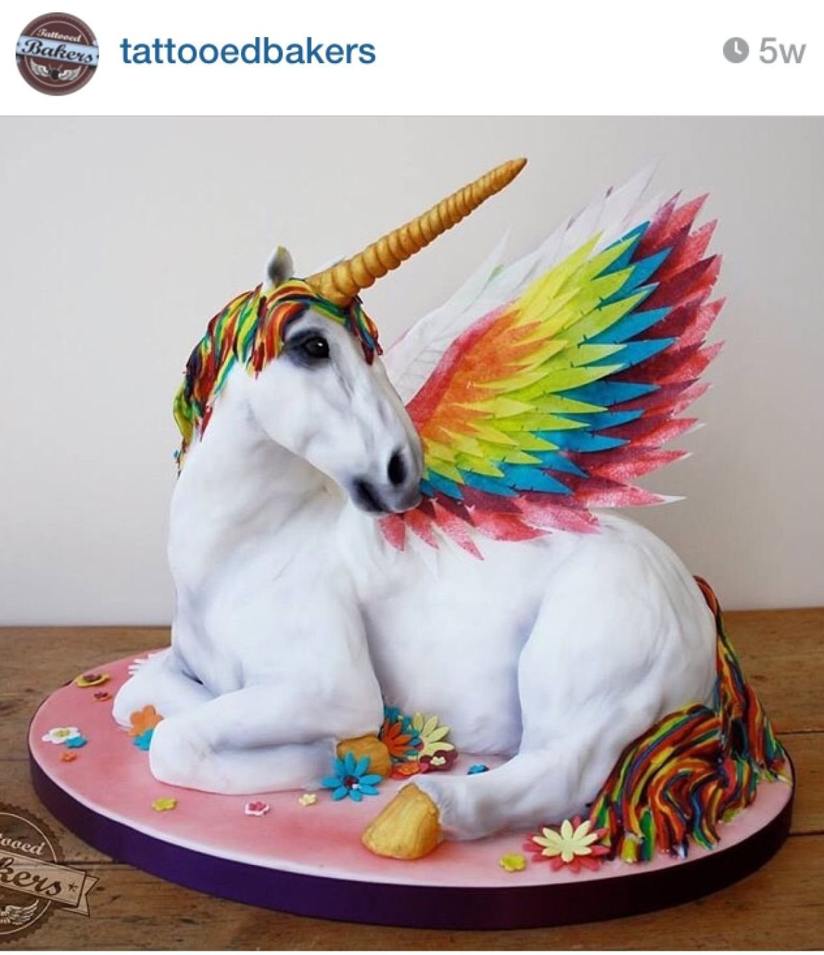 Торт в виде единорога