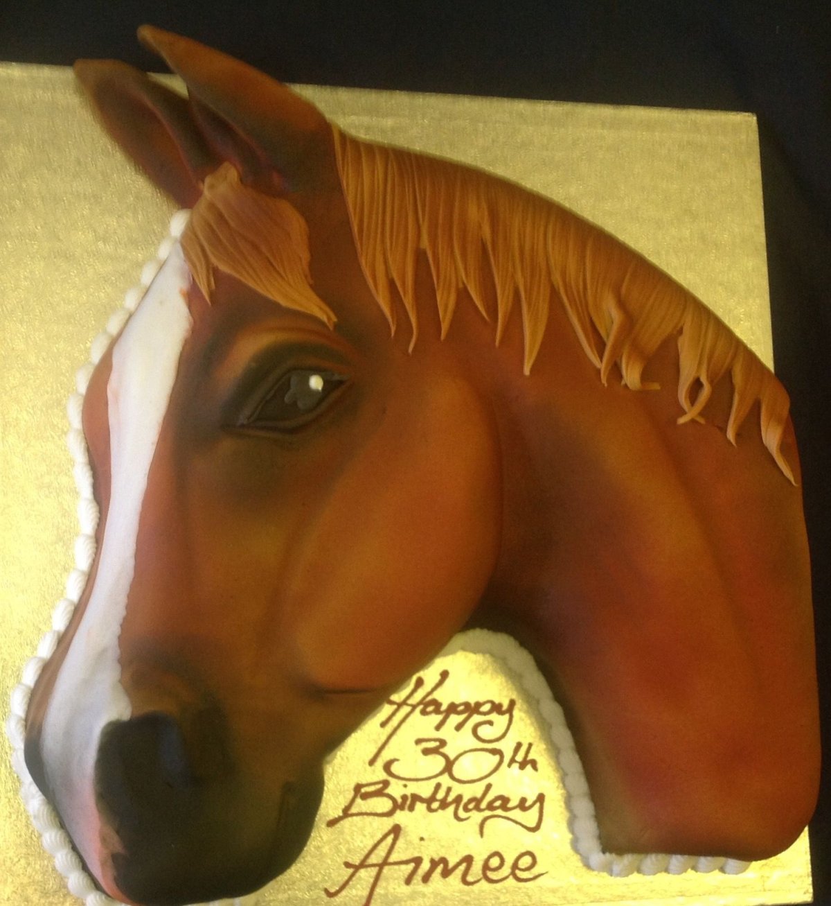 Торт с лошадиной головой