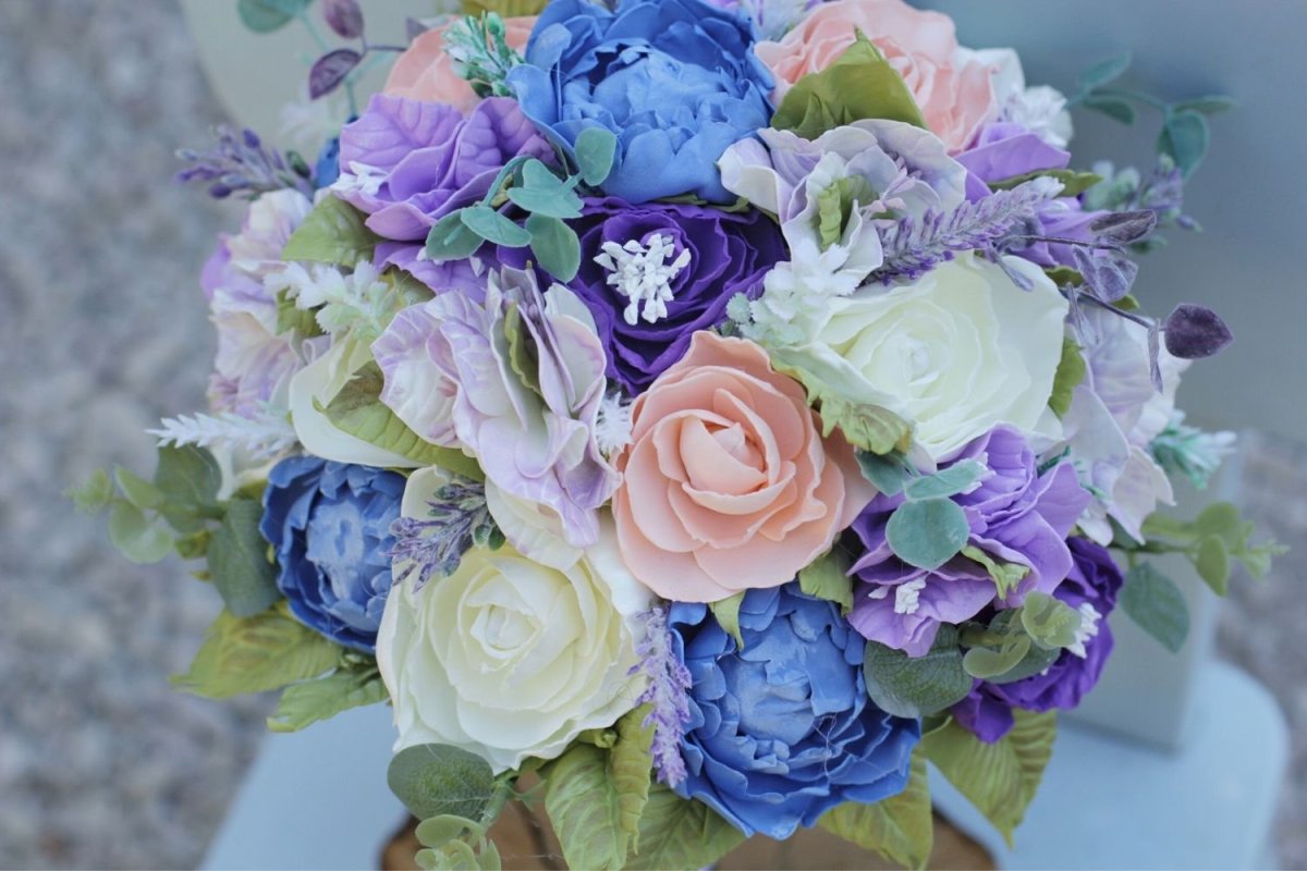 Цветочные букеты из фоамирана