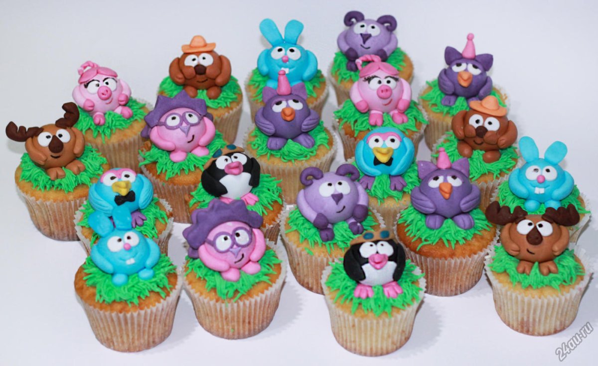 Кексы Смешарики