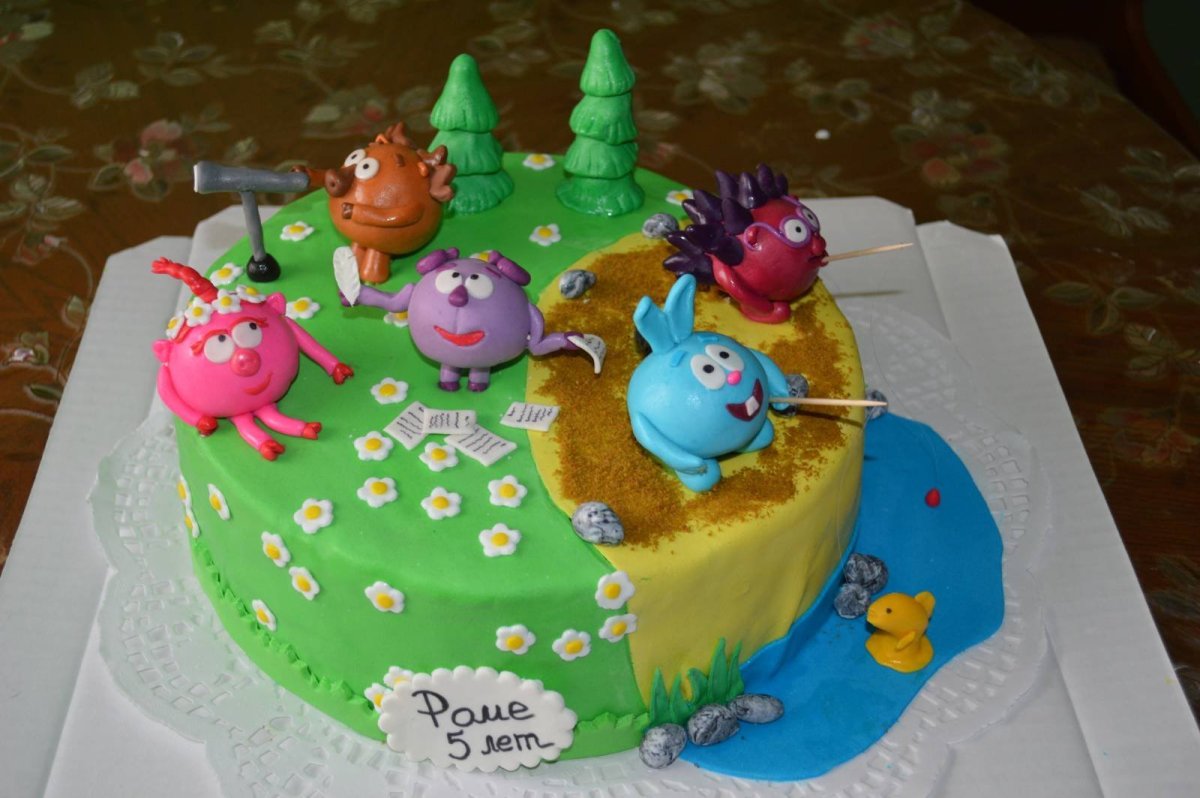 Торт Смешарики Крош