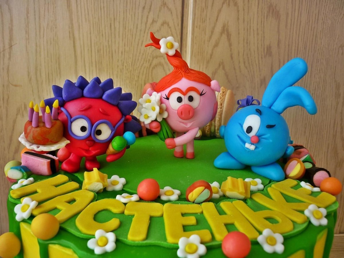 Торт Смешарики для девочки