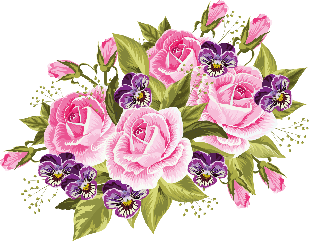 Векторные цветы