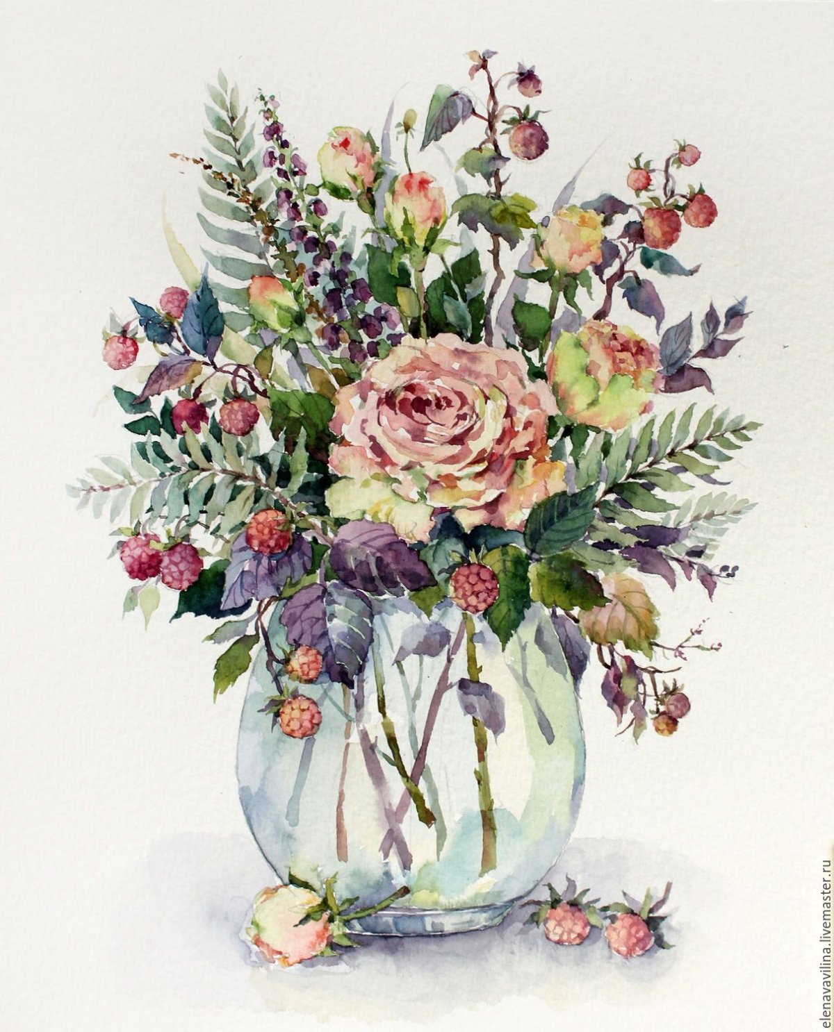 Букет незабудок