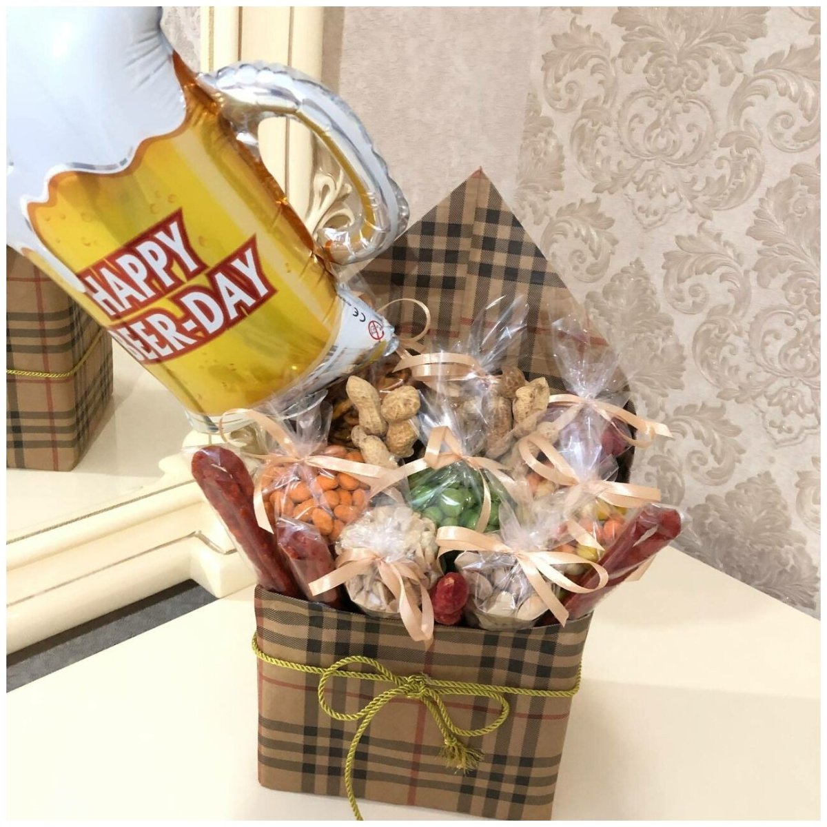 Букет для мужчины необычный