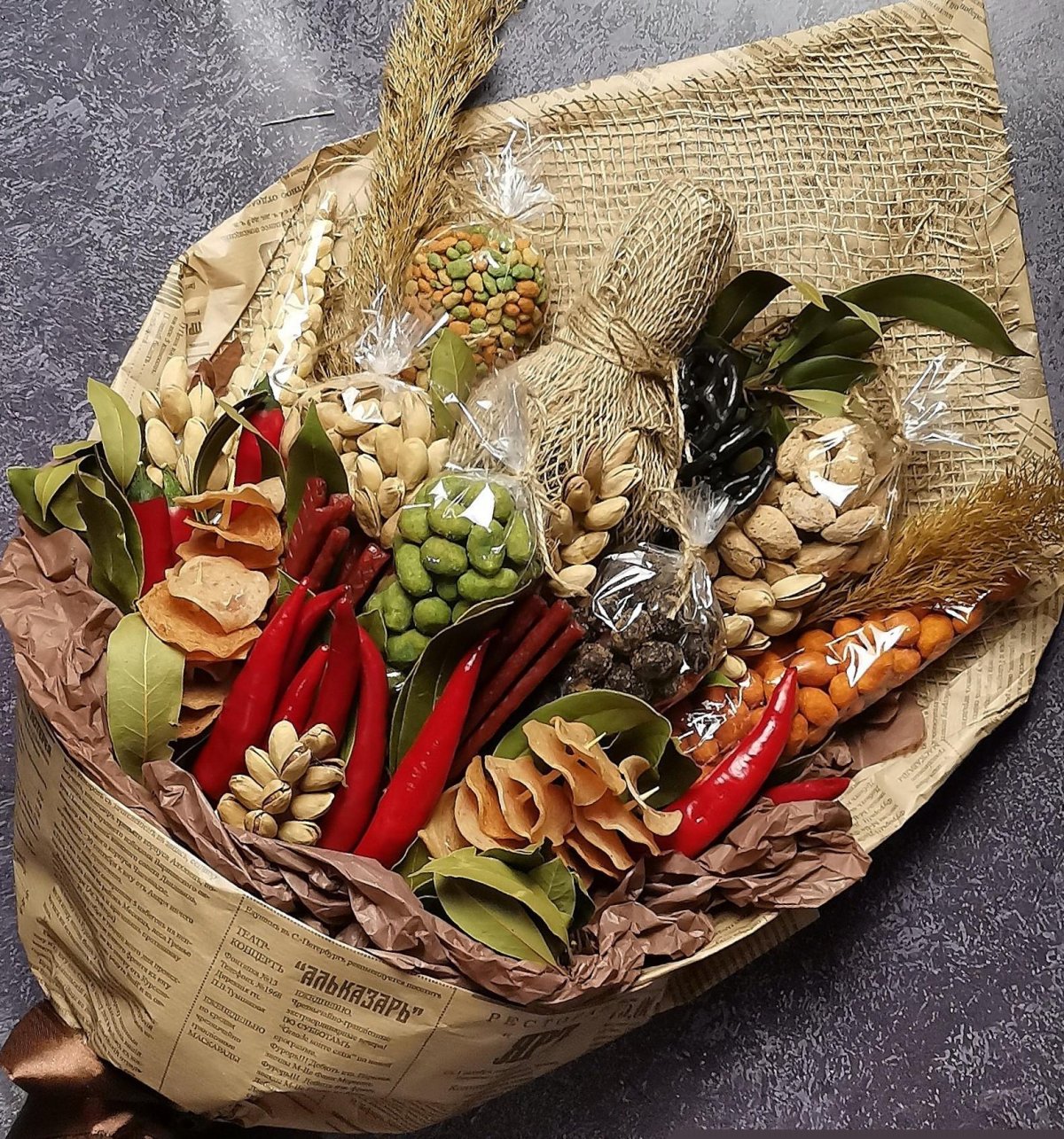 Букет из рыбы для мужчин