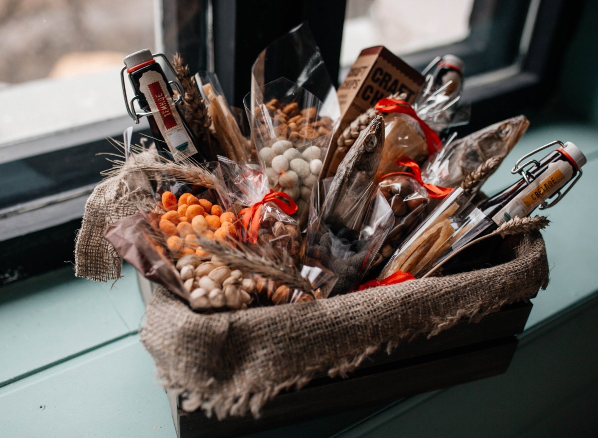 Мужской букет закуска