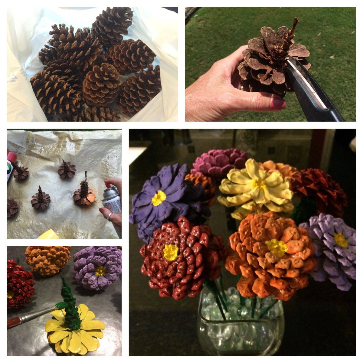 Поделки из шишек