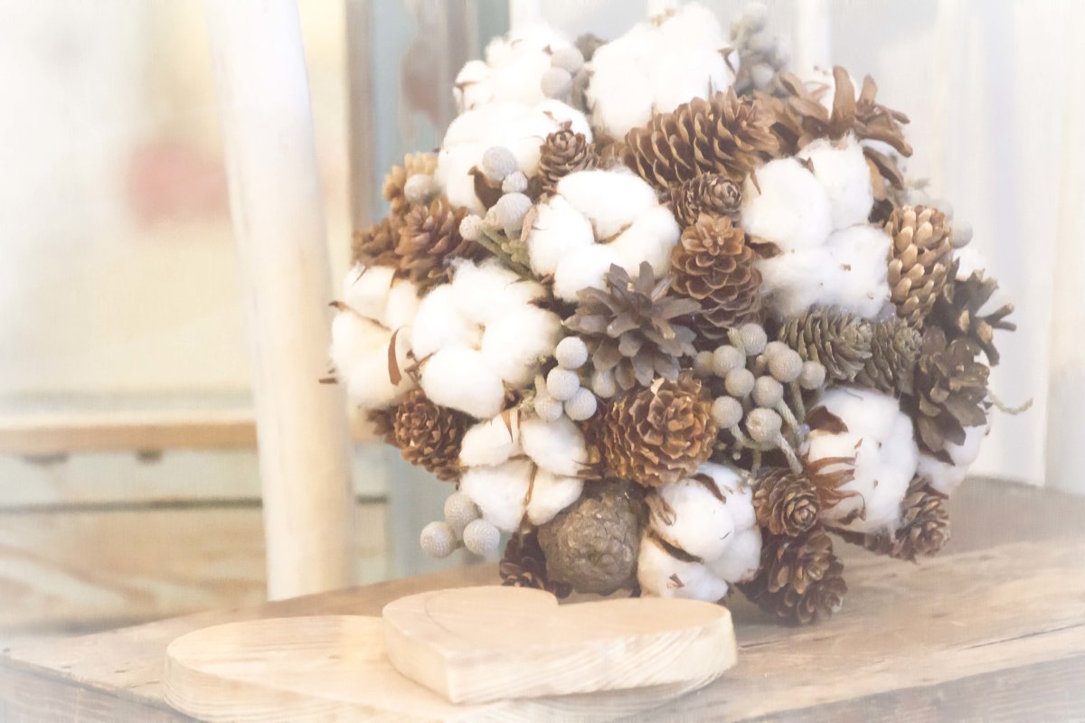 Декор из шишек для дома круглогодичный